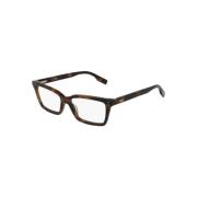 Alexander McQueen Stiliga Glasögon för Hög Stil Brown, Unisex