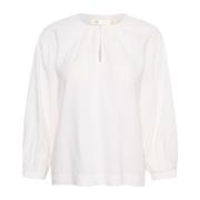 InWear Ren Vit Linneblus White, Dam