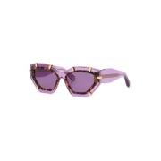 Philipp Plein Lila Violett Mode Solglasögon Kvinnor Purple, Dam