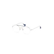 Moncler Stiliga Silverglasögon White, Unisex
