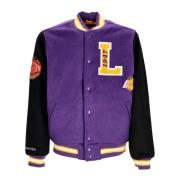 Mitchell & Ness NBA Team Legacy Varsity Jacka Purple, Herr