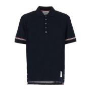 Thom Browne Polo Shirts Blue, Herr