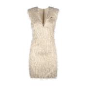 Genny Party Dresses Beige, Dam