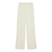 Iblues Wide Trousers White, Dam