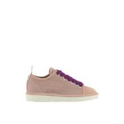Panchic P01 Women's Lace-Up Shoe Linen Suede Powder Pink-Pansy Pink, D...