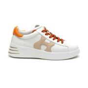 Hogan Orange Sneakers Calzature Multicolor, Dam