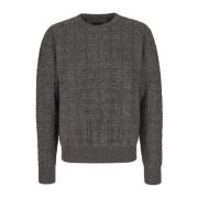 Givenchy Round-neck Knitwear Gray, Herr