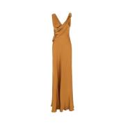 Alberta Ferretti Gowns Brown, Dam