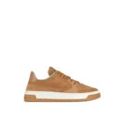 Panchic P02 Man's Low-Top Sneaker Suede Leather Biscuit Brown, Herr