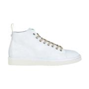 Panchic P01 Man's Ankle Boot Aviator Finishing Leather White White, He...