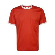 Eleventy T-Shirts Red, Herr