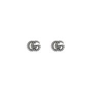 Gucci 925 sterlingsilver - Stiftörhängen i åldrat sterlingsilver med D...