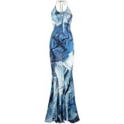 Moschino Maxi Dresses Blue, Dam