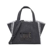 Love Moschino Tote Bags Black, Dam