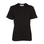 Msgm Svarta T-shirts och Polos Black, Dam