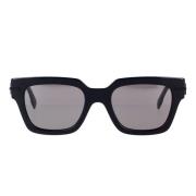 Fendi Fyrkantiga Solglasögon Fendigraphy Fe40078I 01A Black, Unisex