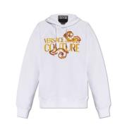 Versace Jeans Couture Tryckt huva White, Herr