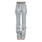 Patrizia Pepe Slim-fit Jeans Gray, Dam