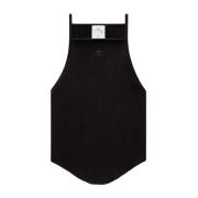 Courrèges Sleeveless Tops Black, Dam