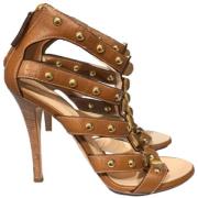 Giuseppe Zanotti Pre-owned Pre-owned Laeder sandaler Brown, Dam