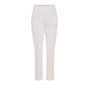 Gustav Slim-fit Trousers White, Dam