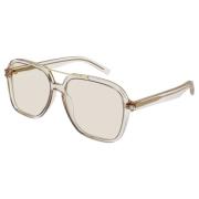 Saint Laurent Sunglasses Beige, Dam