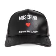 Moschino Baseballkeps Black, Dam