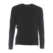 Selected Homme Round-neck Knitwear Blue, Herr