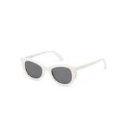 Off White Vita solglasögon med fodral och garanti White, Unisex