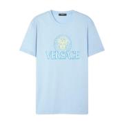 Versace T-Shirts Blue, Herr