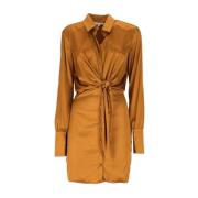 Patrizia Pepe Shirt Dresses Brown, Dam