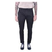 Dondup Slim Chino Byxor Gaubert Stil Black, Herr