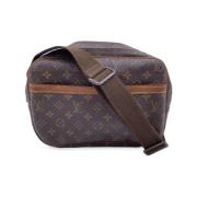 Louis Vuitton Vintage Pre-owned Canvas crossbodyvskor Brown, Dam