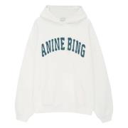 Anine Bing Hoodies White, Dam