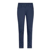 LauRie Klassiska Slim-Fit Jeans Nordic Blue Blue, Dam
