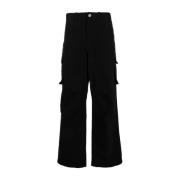 Our Legacy Wide Trousers Black, Herr