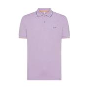 Sun68 Polo Shirts Purple, Herr