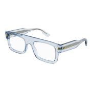 Gucci Transparent Light Blue Eyewear Frames Blue, Unisex