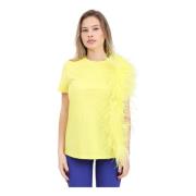Max Mara T-Shirts Yellow, Dam
