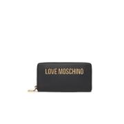 Love Moschino Svarta Plånböcker för Kvinnor Black, Dam