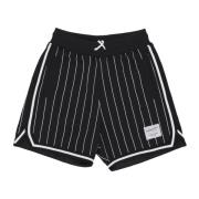 Mitchell & Ness Branded Pinstripe Game Day Shorts Black, Herr