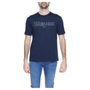 Blauer Herr T-shirt Vår/Sommar Kollektion 100% Bomull Blue, Herr