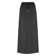 Herno Maxi Skirts Black, Dam