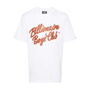 Billionaire Boys Club Script Logo Streetwear T-Shirt White, Herr