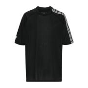 Y-3 Klassisk 3-Stripes kortärmad T-shirt Black, Herr