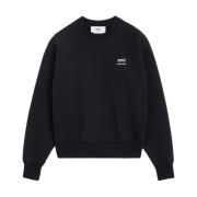 Ami Paris Sweatshirts Black, Herr