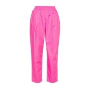Twinset Straight Trousers Pink, Dam