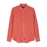 Fay Casual Shirts Red, Herr