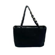 Salvatore Ferragamo Pre-owned Pre-owned Canvas totevskor Black, Dam