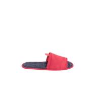 Christian Louboutin Pre-owned Pre-owned Polyester sandaler Red, Dam